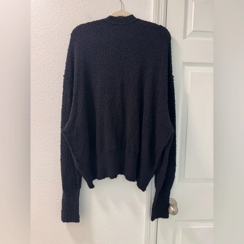 Free people Found My Friend cardigan size large in black - Picture 3 of 6